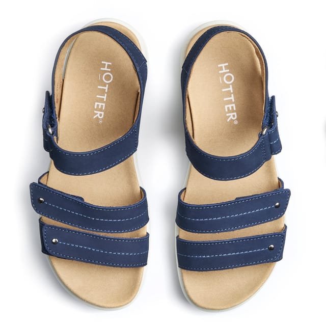 Hotter Hotter Women's 'Venice' Sandals in Navy - 3