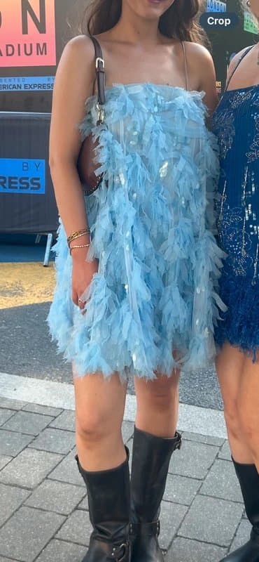 ASOS ASOS feather sequin Dress