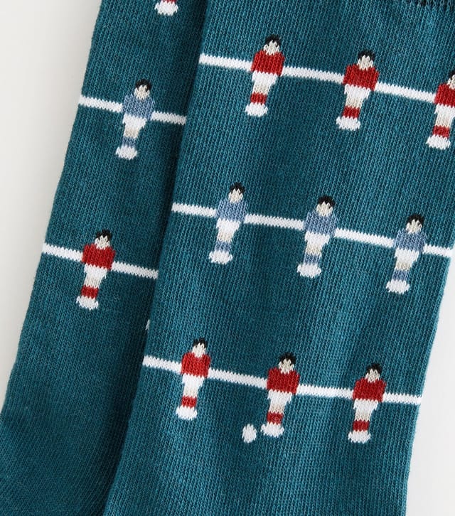 New Look Men's Blue Fooseball Socks New Look - 2