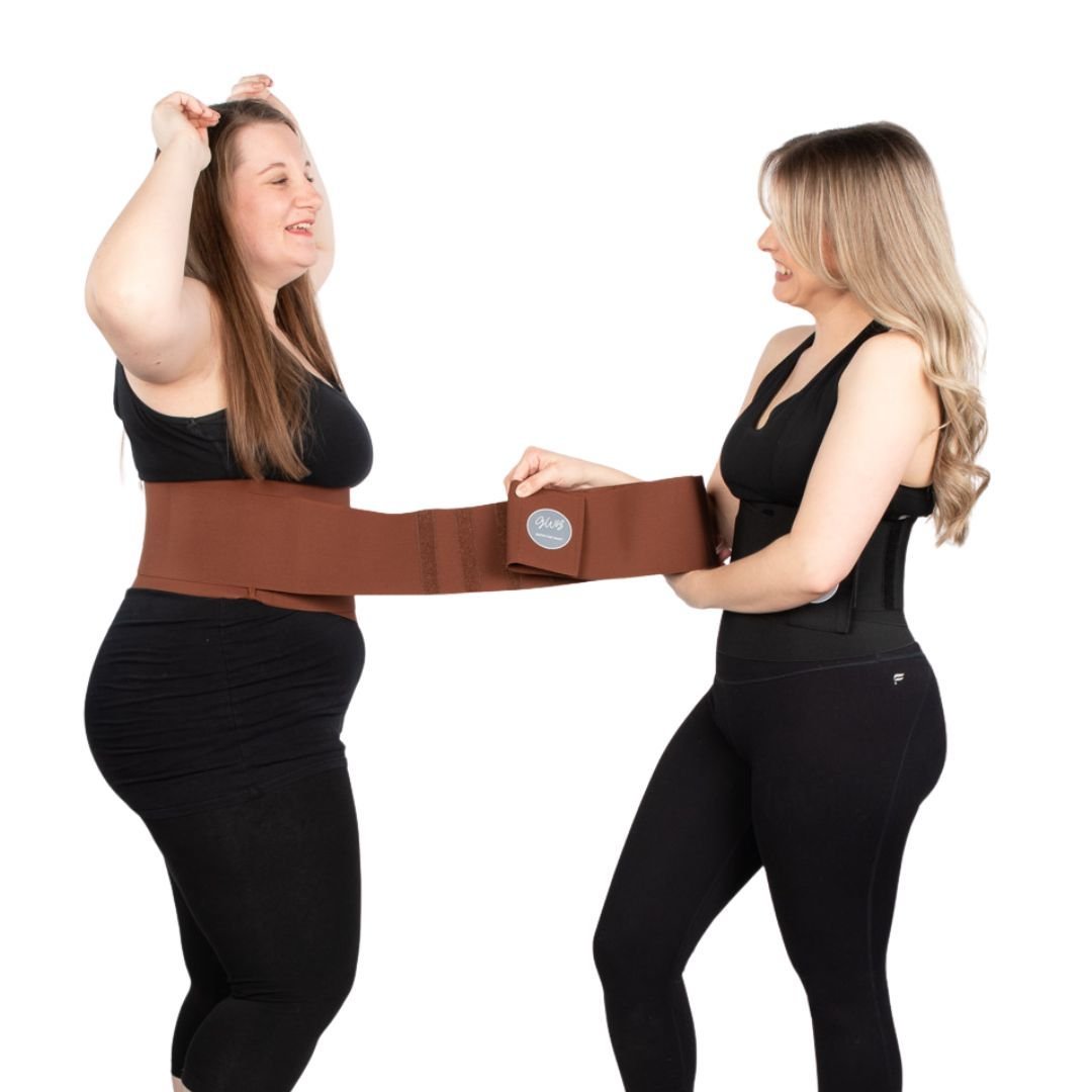 GWB Shapewear GWB Shapewear Women's Maternity & Postpartum Tummy Wrap Back Support Corrector in Brown - 3