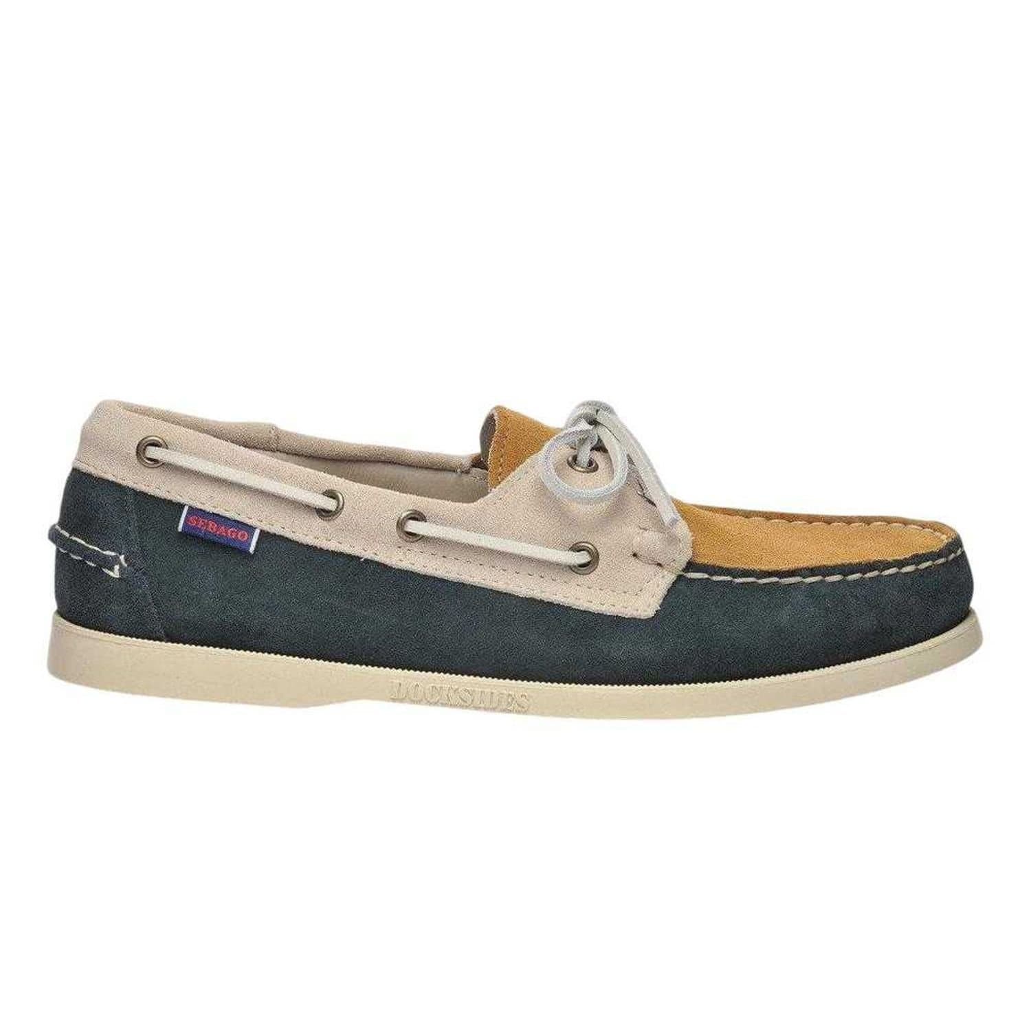 Sebago Sebago Men's Portland Jib Suede Boat Shoes in Navy