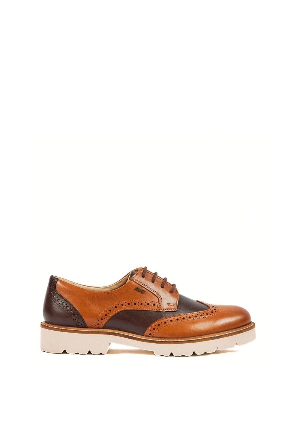 Pod Pod Women's Kortney Brogues in Tan - 4