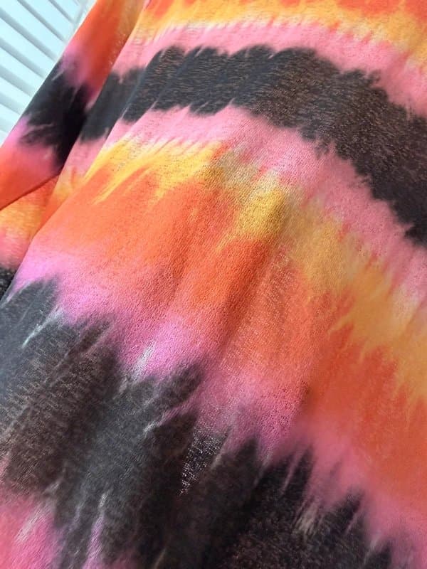 ASOS ASOS tye dye sheer high neck top 14 new