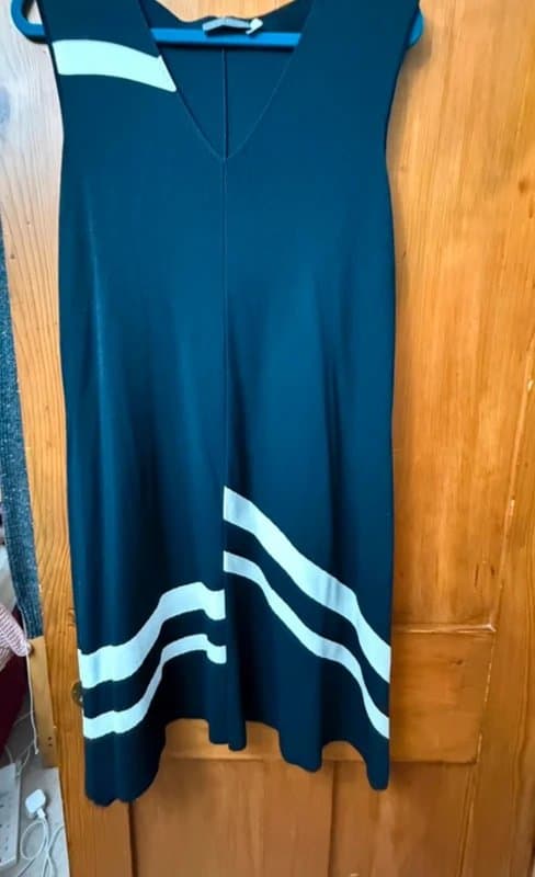 Mint Velvet Nautical Navy & White Dress By Mint Velvet. Size 16. Excellent.