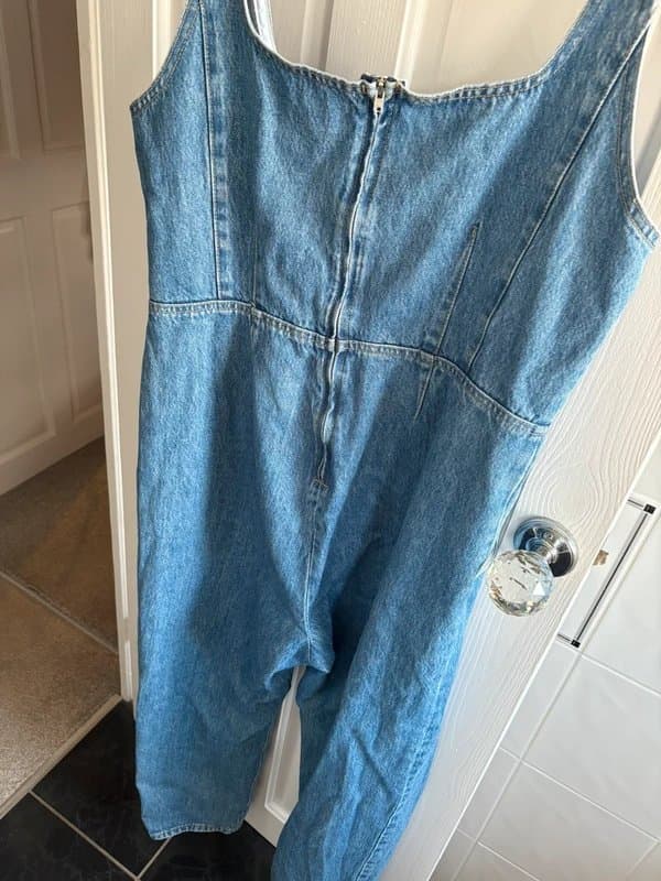 ASOS Design Denim jumpsuit size 16