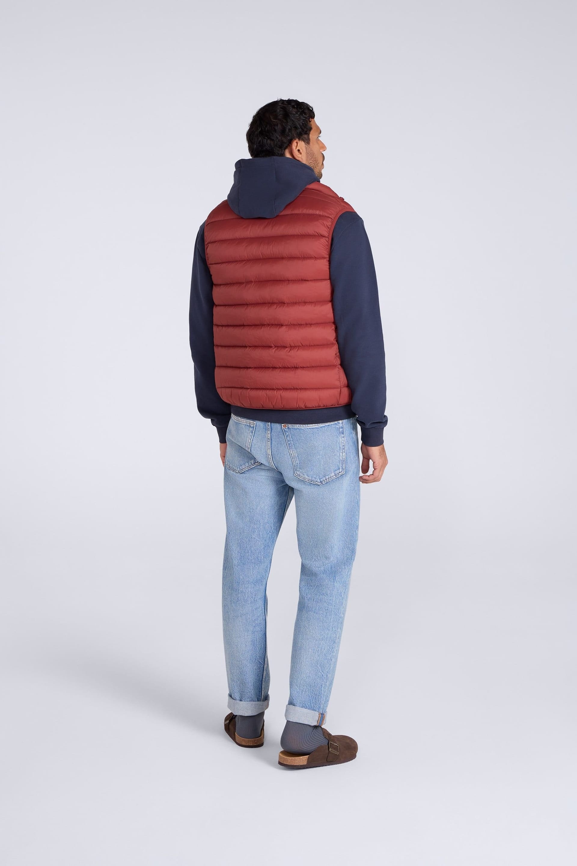 Animal Animal Men's 'Light Cosi' Lightweight Water Resistant PFC Free Warm Padded Gilet in Red - 4