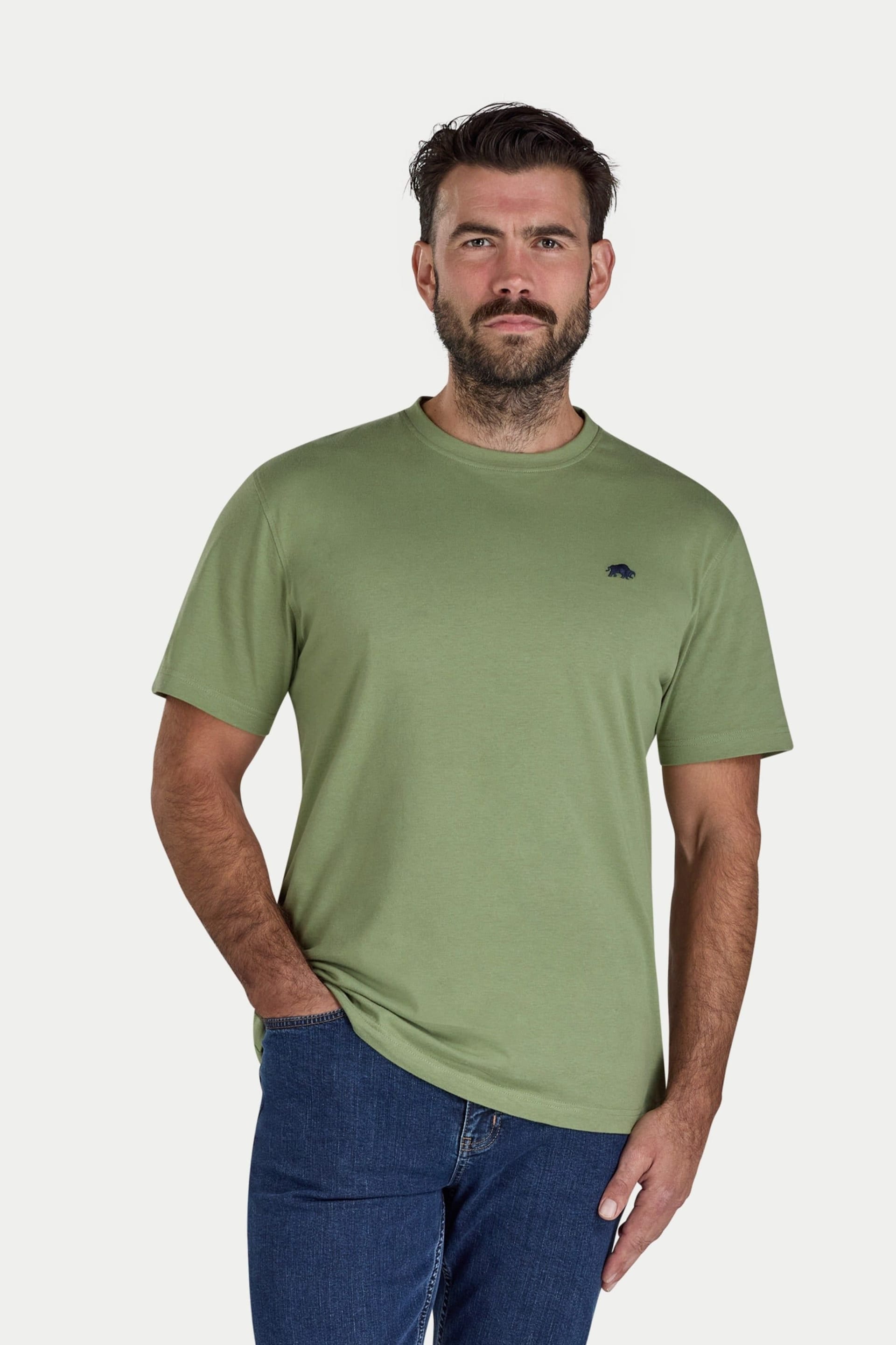raging bull Raging Bull Men's Classic T-Shirt in Olive - 4