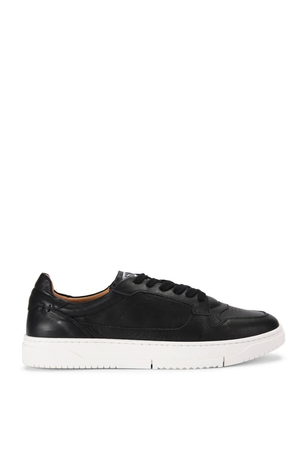 Steve Madden Steve Madden Men's 'Cliff 017' Leather Trainers In Black