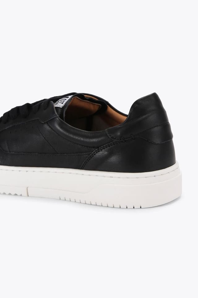 Steve Madden STEVE MADDEN Men's 'Cliff 017' Leather Trainers in Black - 3