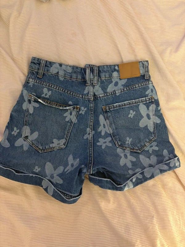 Bershka Bershka floral denim shorts