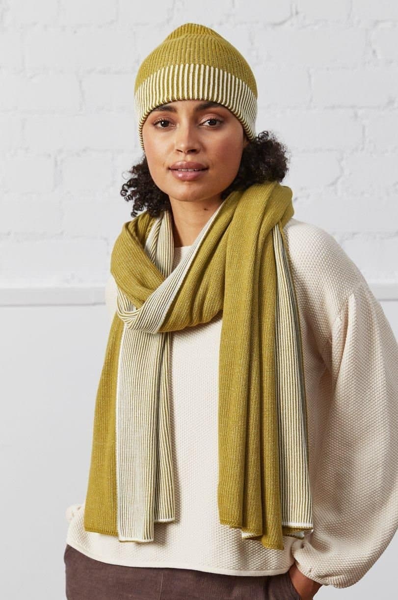 Nomads Clothing Nomads Clothing Light Khaki Scarf in Bamboo/Cotton