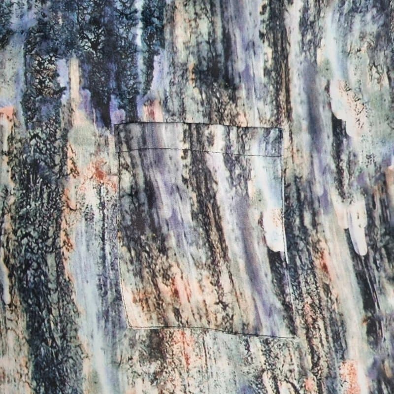 Next Next Tall – Abstract Print Sheer Overlay Top – Size 14 Tall