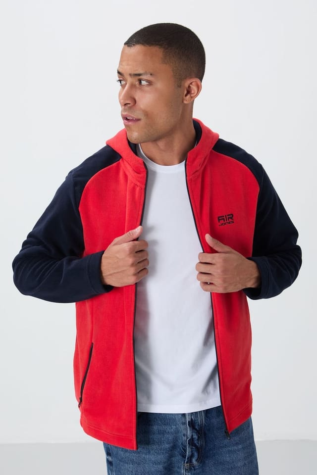 Tommy Life Tommy Life Men's Plush Zip-up Hooded Sweatshirt - 3