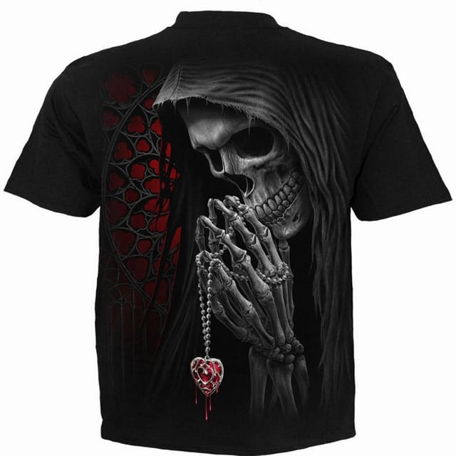 Spiral Direct Spiral Direct Men's Forbidden Back Print T-Shirt in Black - 3