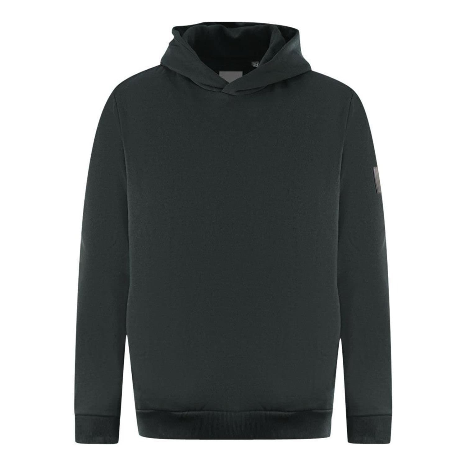 Lyle & Scott Lyle & Scott Men's Black Cotton Pullover Hoodie
