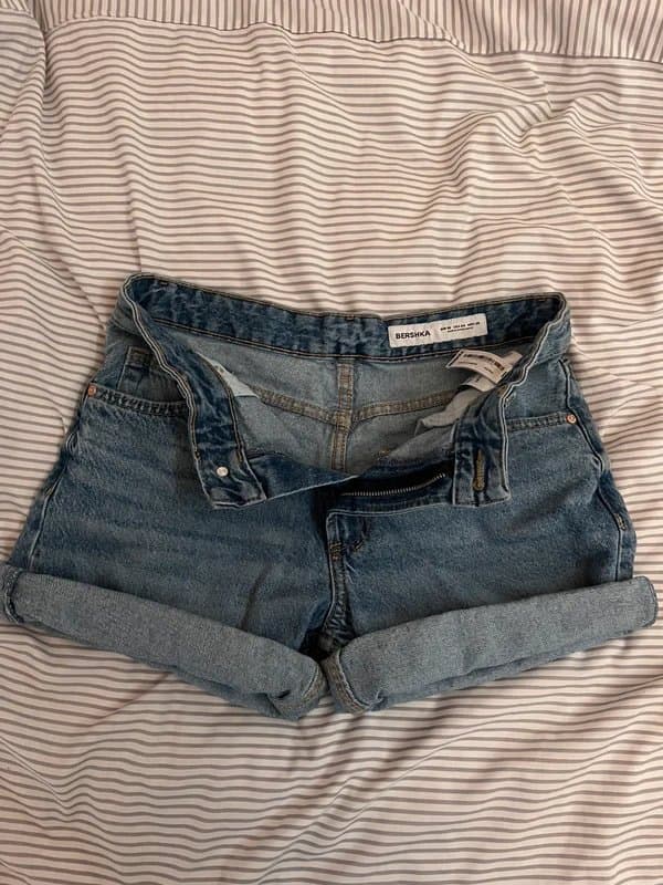 Bershka bershka blue denim shorts