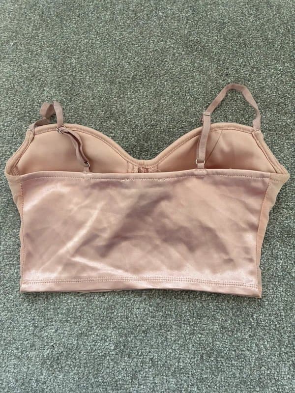 New Look Pink cropped top