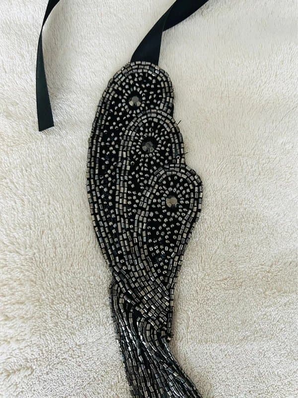 Topshop Topshop embellished sequins angel wings necklace