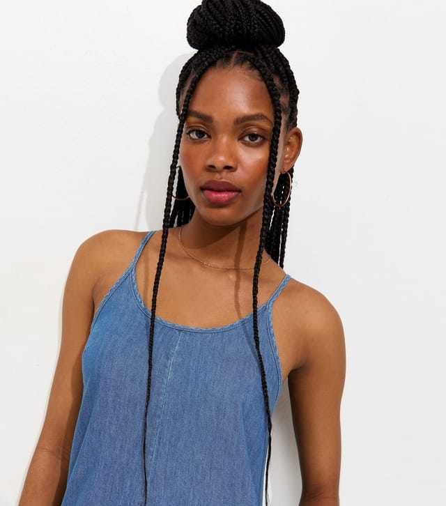 New Look Women's Blue Denim Midaxi Dress New Look - 2