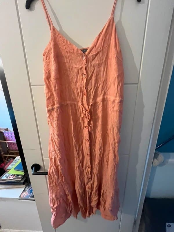 Primark Peach midi summer dress
