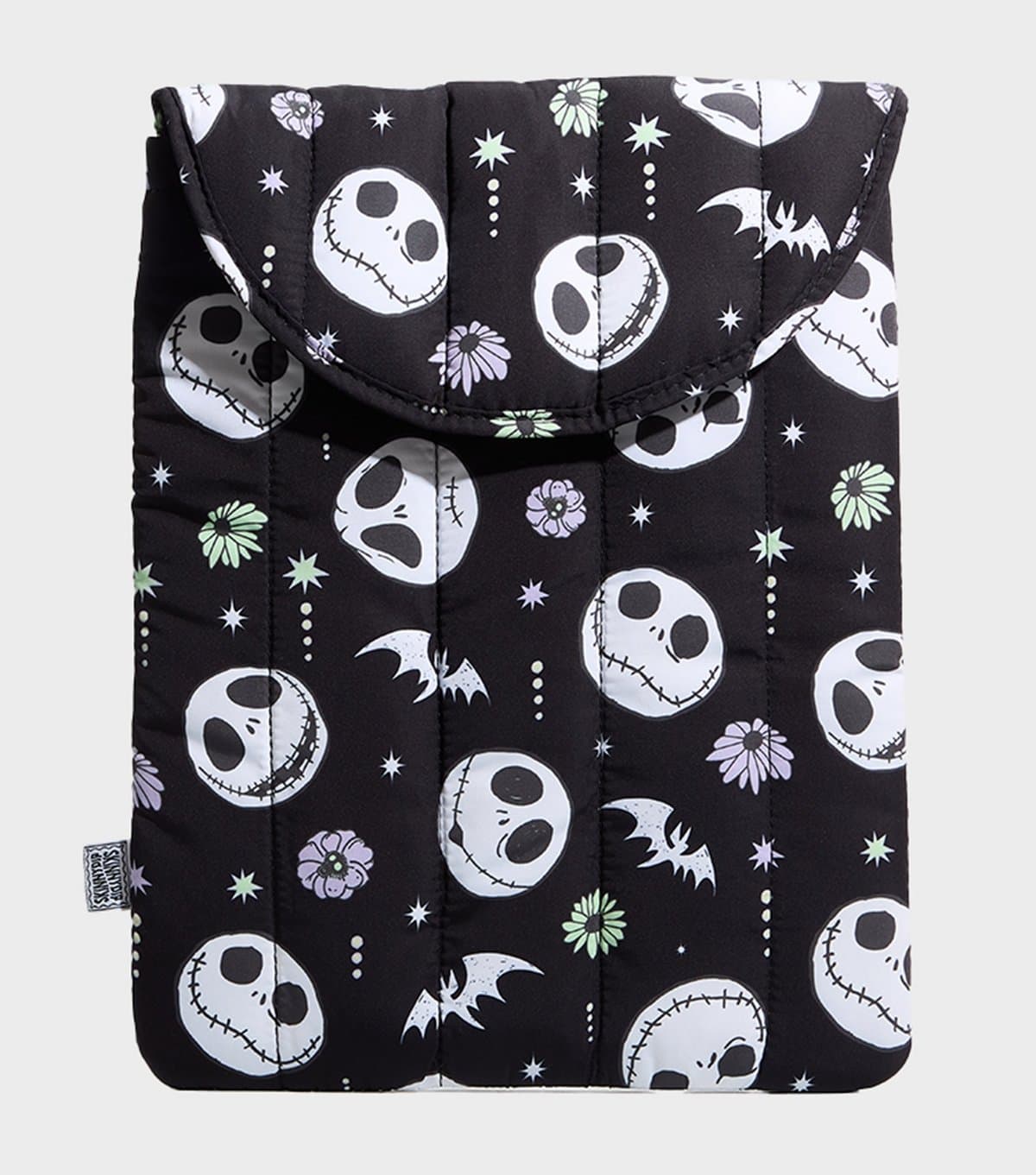 Skinnydip Black Nightmare Before Christmas Print Laptop Sleeve Skinnydip New Look