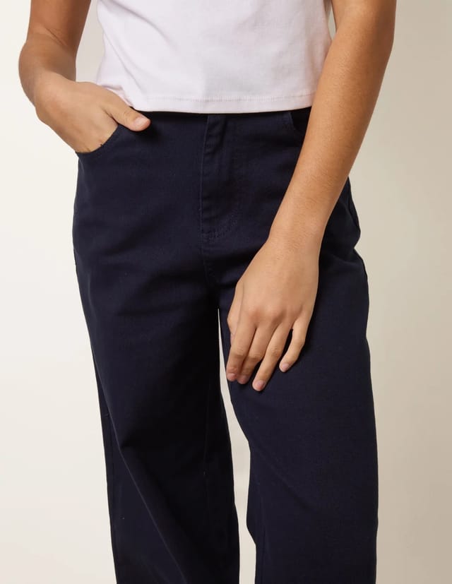 Blue Vanilla Floral Embroidered Detailed Flared Jeans - 3