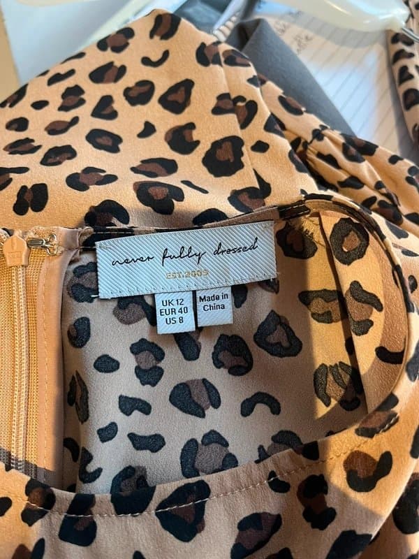 Never Fully Dressed Leopard Print Dress