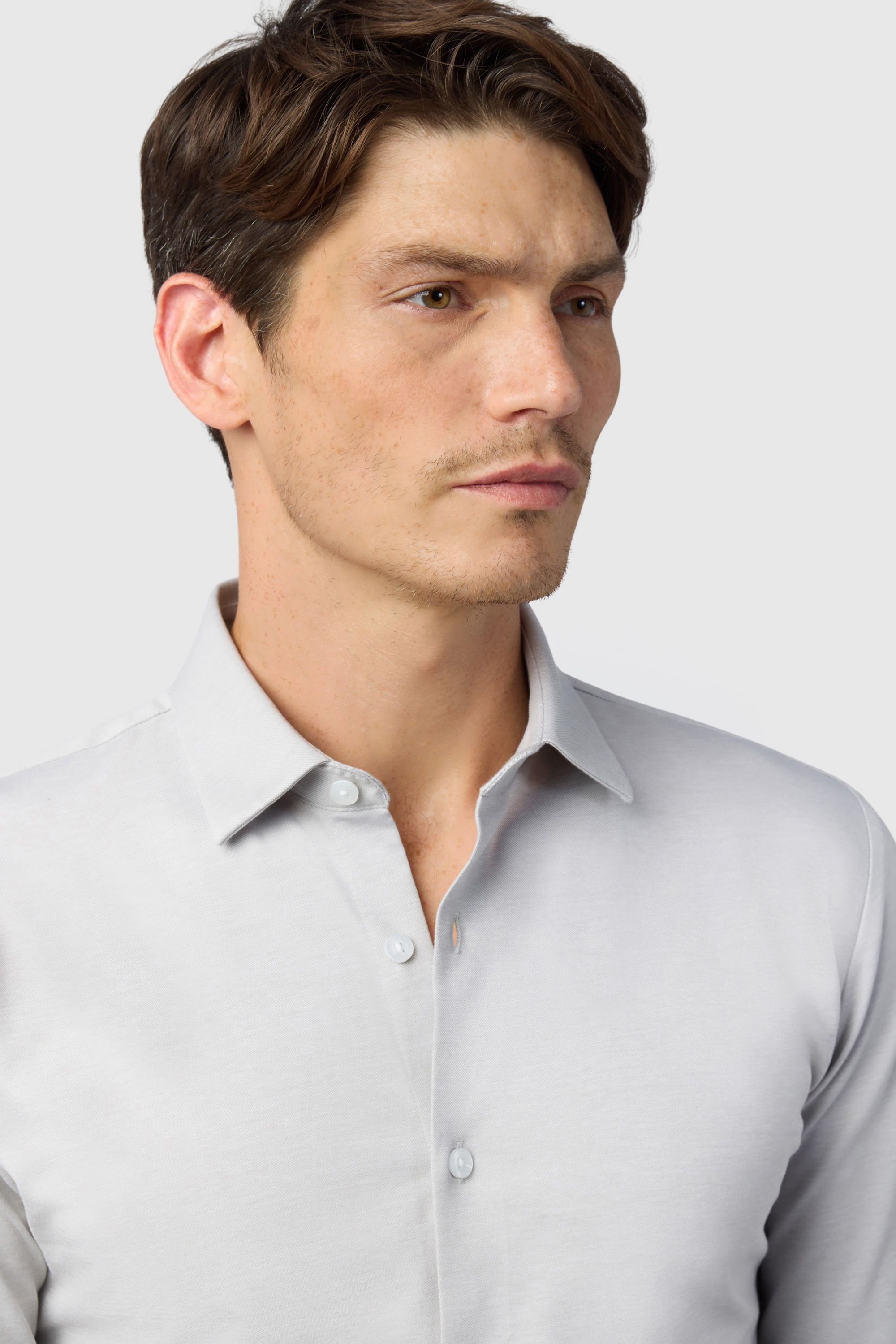 Melka Melka Men's Jersey Shirt in Grey - 3