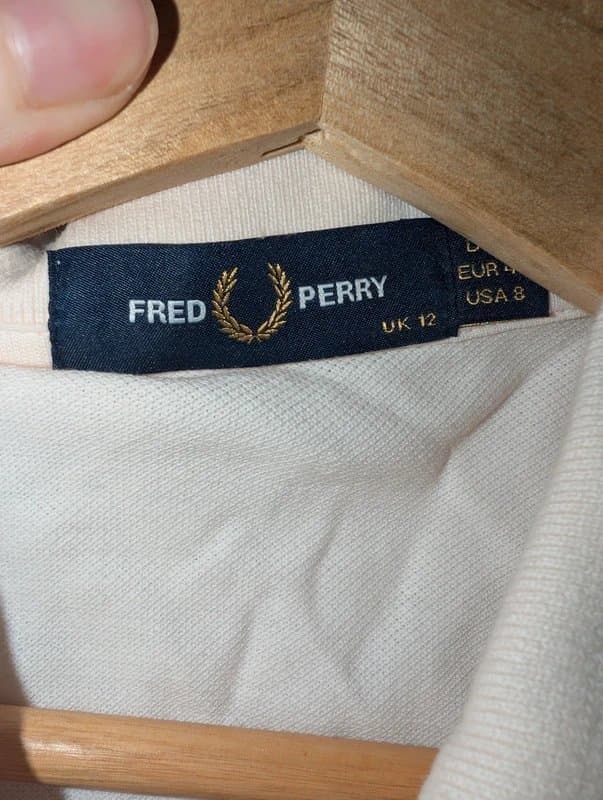 Fred Perry Women fred Perry polo top in ecru 12