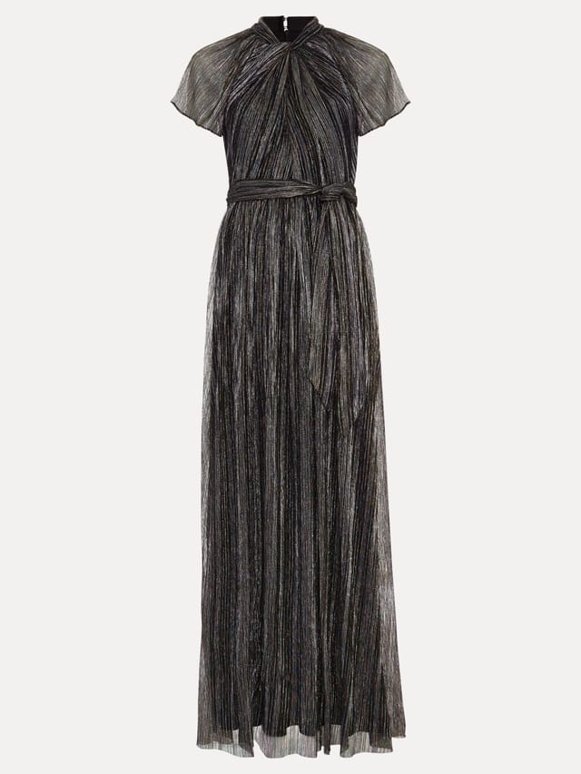 Phase Eight Phase Eight Women's Riah Shimmer Maxi Dress in Dusty Pink - 2