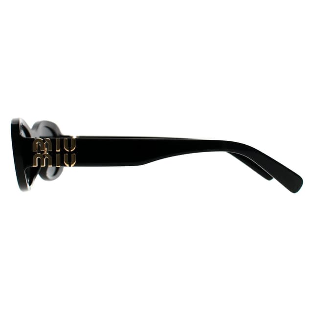 Miu Miu Miu Miu Women's Oval Black Dark Grey MU06ZS - 3