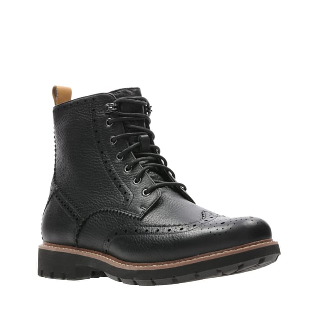 Clarks Clarks Men's Batcombe Lord Black Ankle Boots, Lace Up - 2