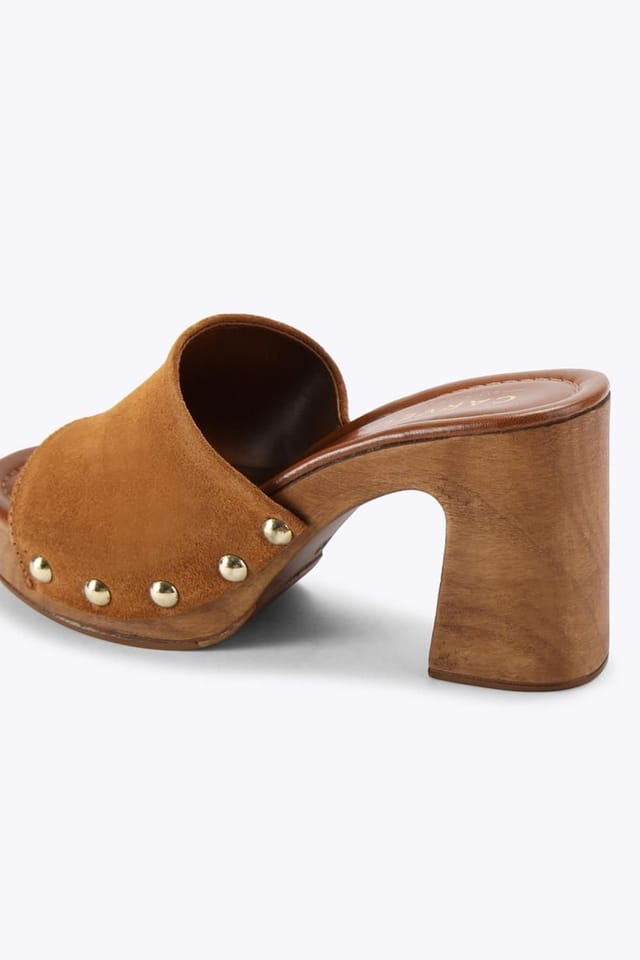 Carvela Carvela Women's 'Novella Mule' Suede Heels in Tan - 3