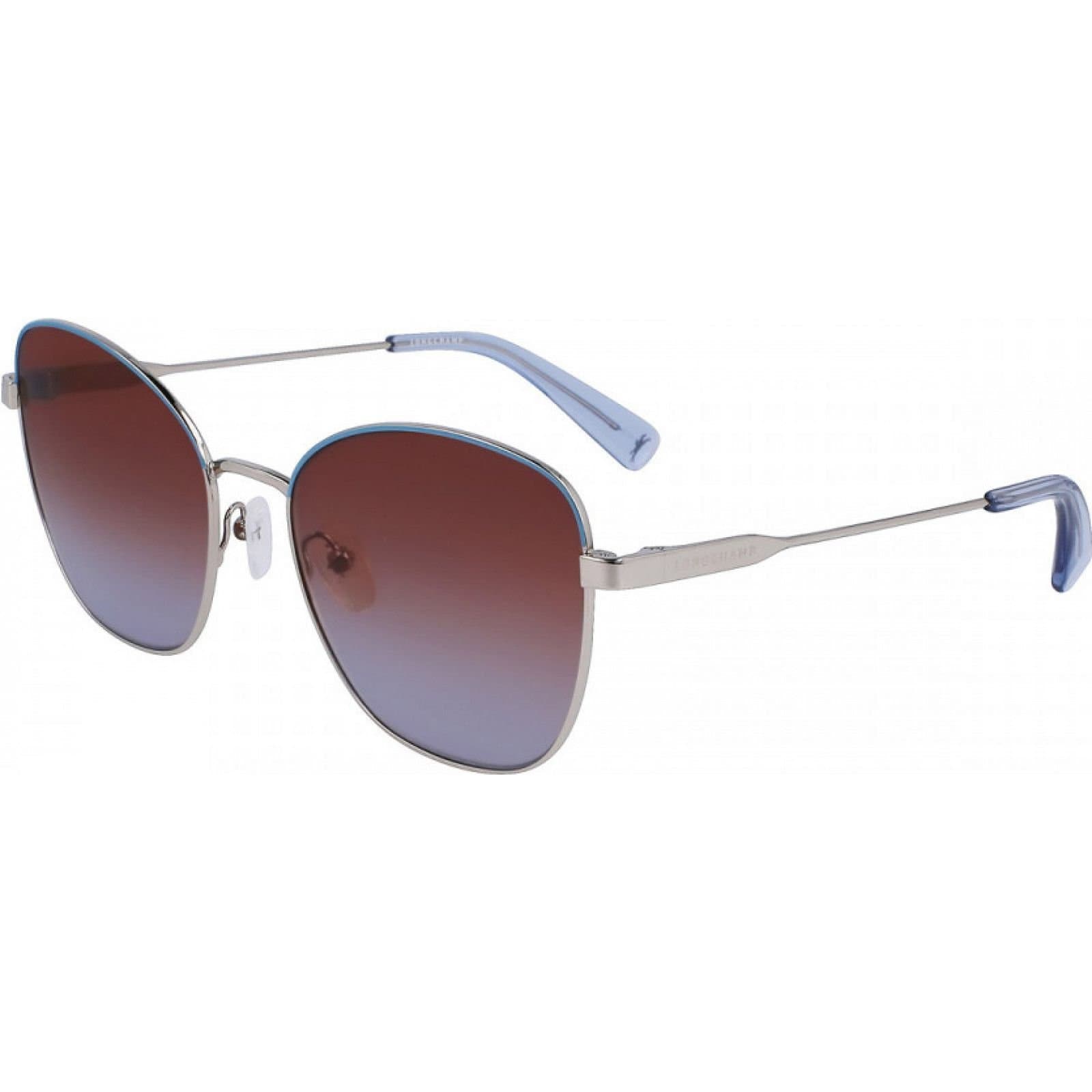 Longchamp Longchamp Women's LO164S-043 Fashion Aviator/Navigator Sunglasses in Silver