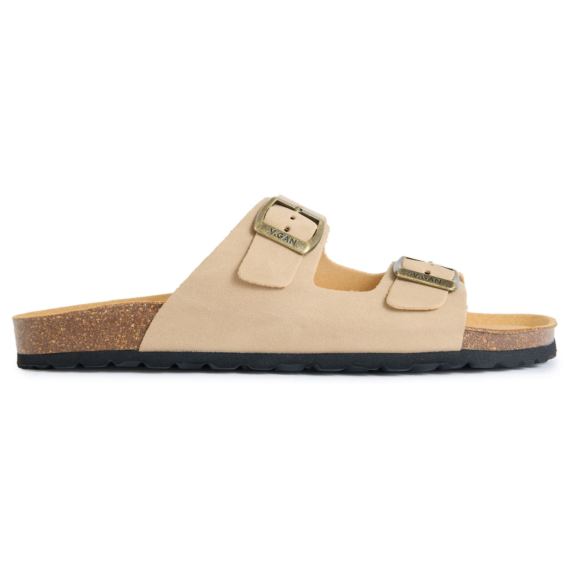 V.GAN V.GAN Men's Taupe Comfort Footbed Sandals