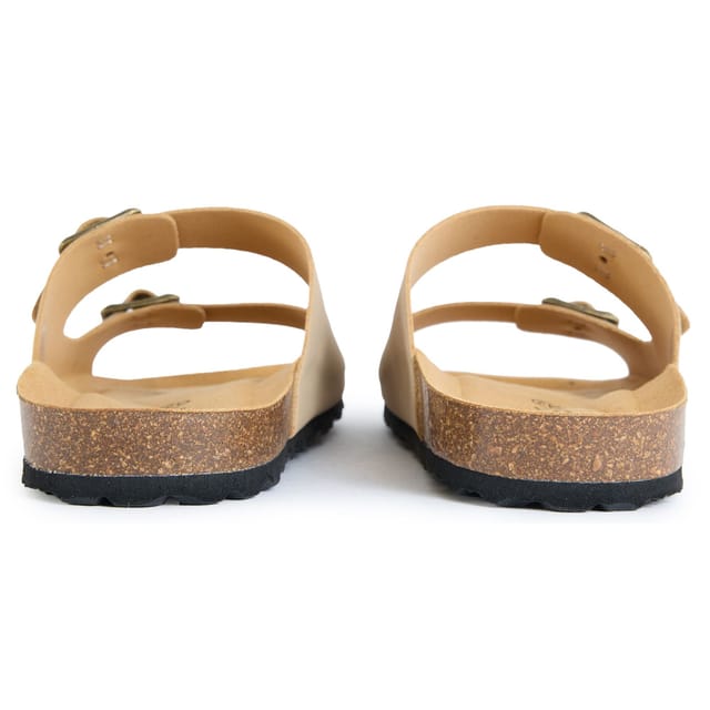 V.GAN V.GAN Men's Mango Comfort Footbed Sandals in Taupe - 3