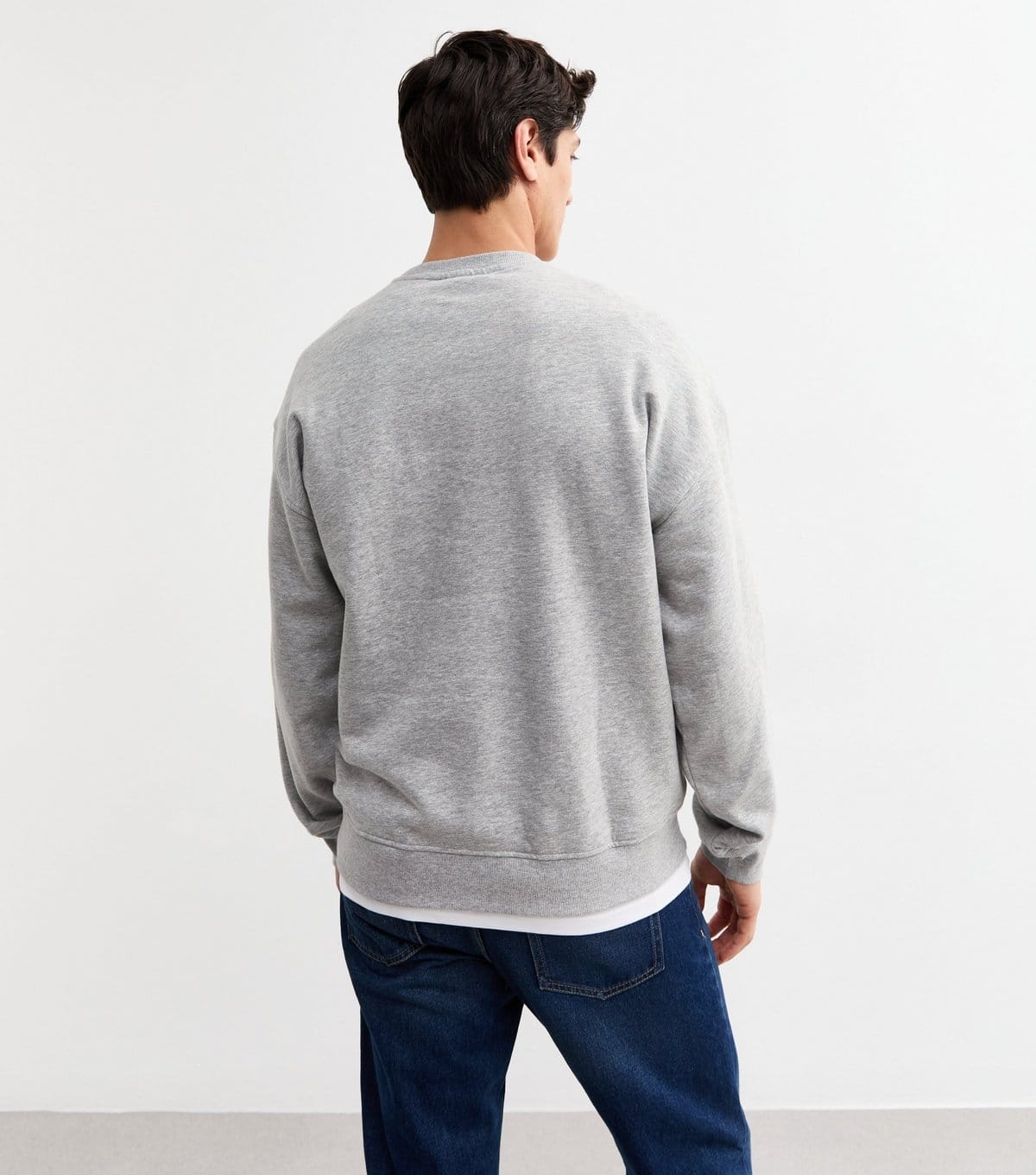 New Look Men's Grey Oversized Amsterdam Print Sweatshirt New Look - 4