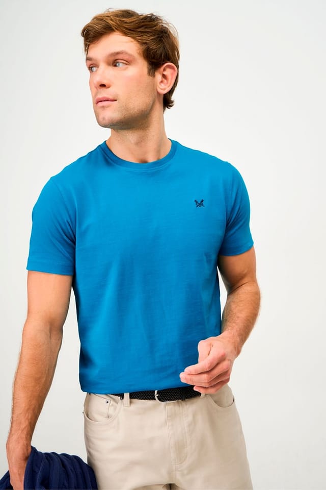 Crew Clothing Crew Clothing Men's Crew Classic Tee Blue - 2