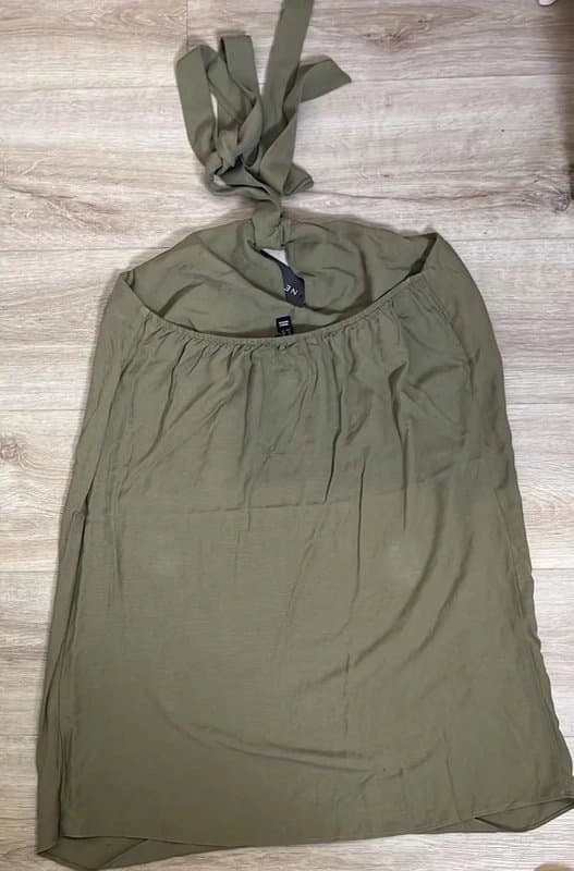 New Look New look - halter-neck short dress - size 14 - green