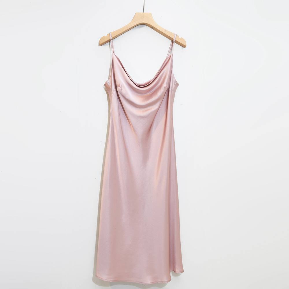 Soft Strokes Silk Soft Strokes Silk Women's Silk Slip Dress Rebirth of Venus - Baby Pink - 4