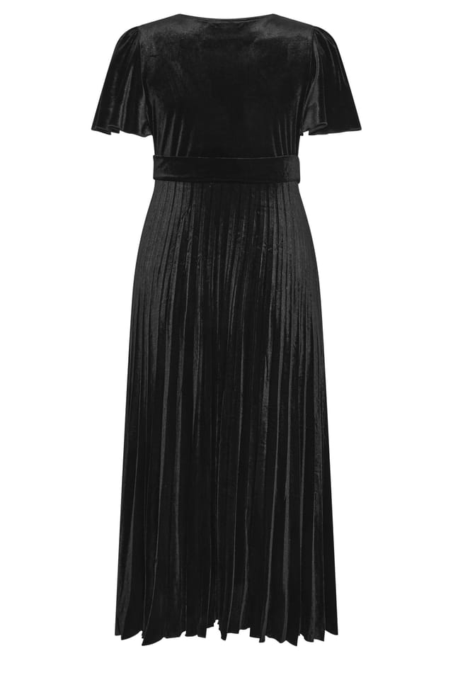 Yours Yours Women's Midi Knot Dress in Black - 3