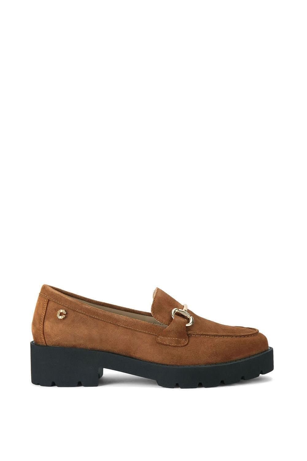 Carvela Carvela Women's 'Snap Chunky' Suede Flats in Camel