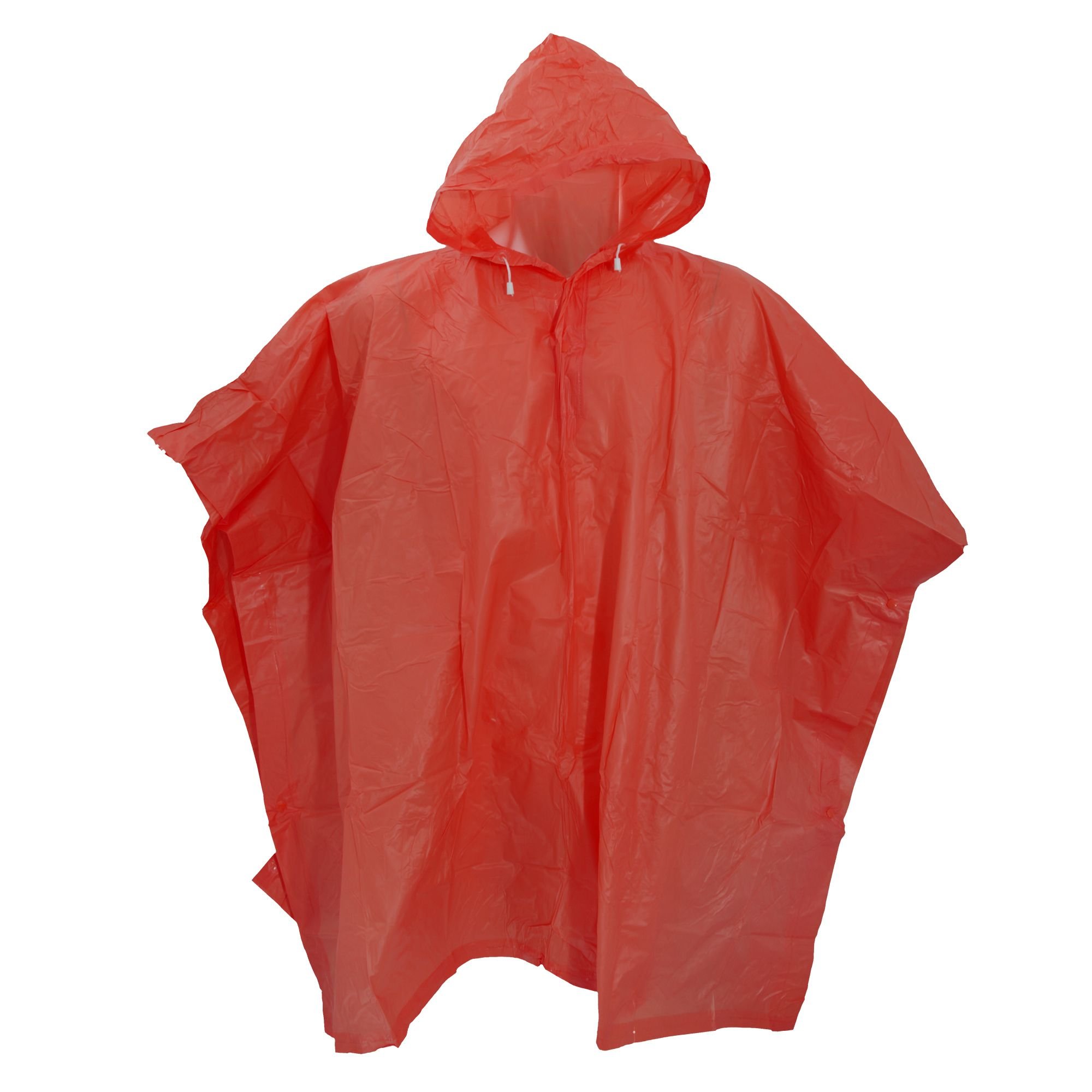 Splashmacs Splashmacs Men's Lightweight Rain Poncho in Red - 1