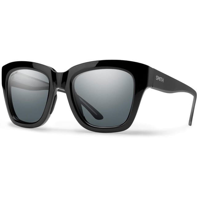 Smith Smith Women's Square Black Grey Polarized Sway - 2