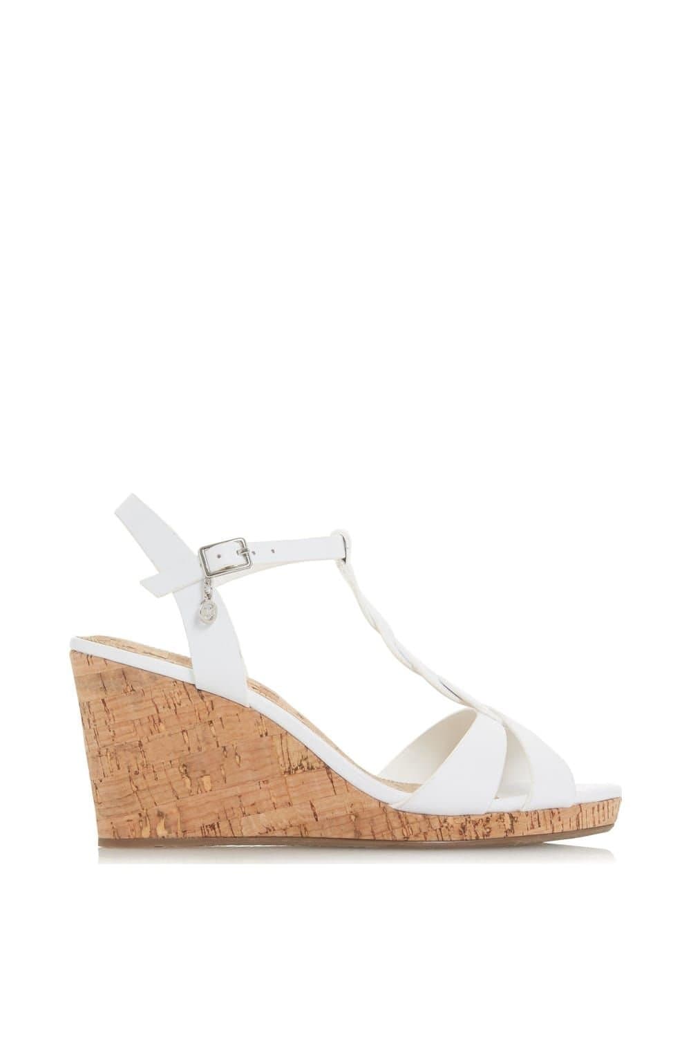 Dune London Dune London Women's 'Koala' Leather Wedges in Metallics