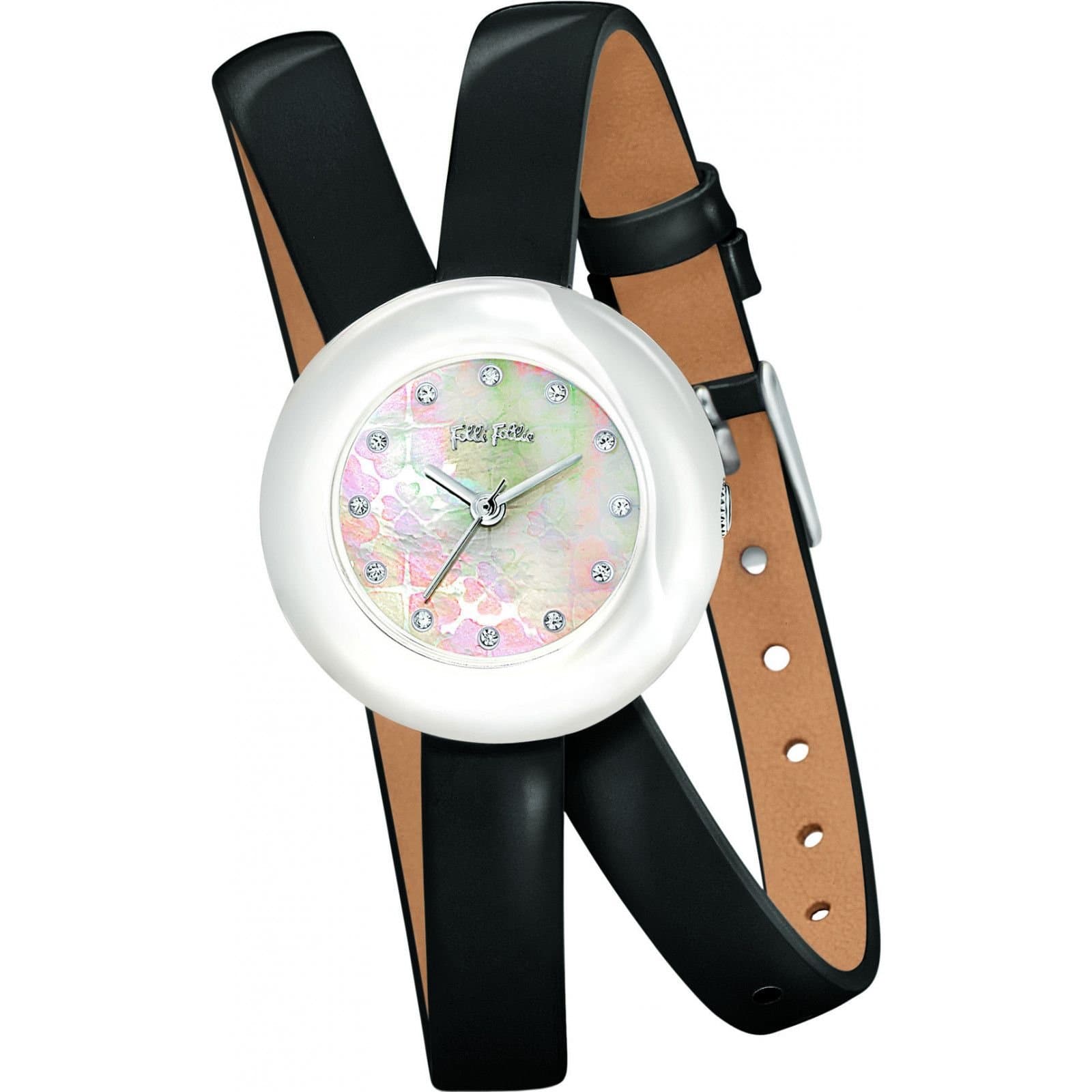 Folli Follie Folli Follie Women's WF13F030SSK 28mm Quartz Watch in Black