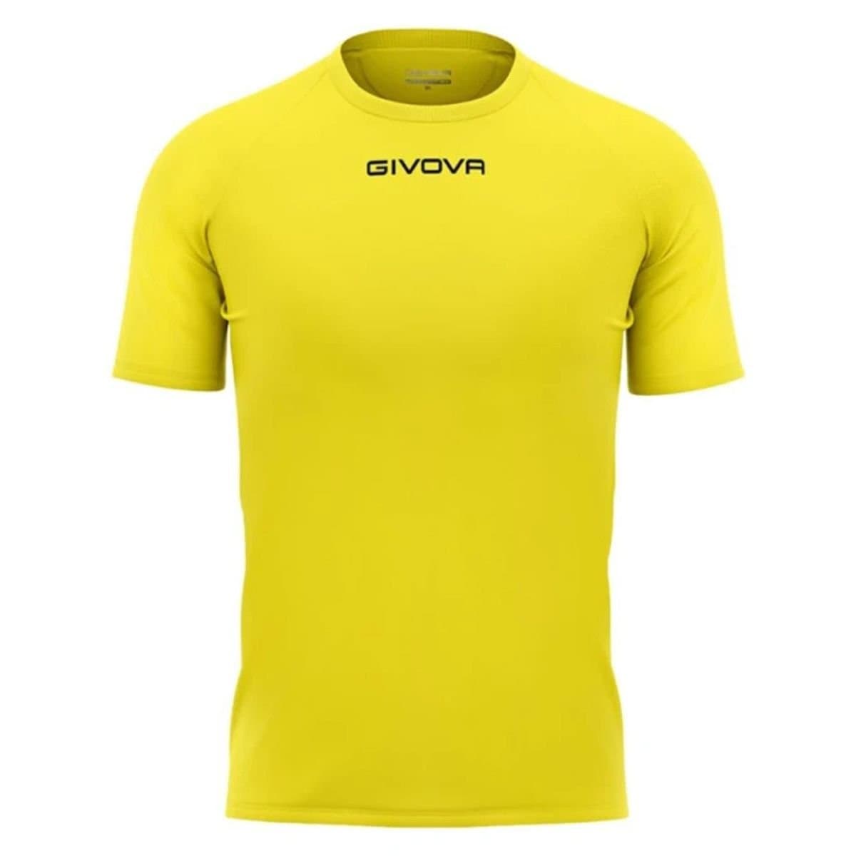 Givova Givova Men's Capo T-Shirt in Yellow