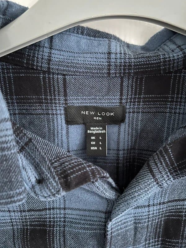 New Look Men’s new look checked shirt