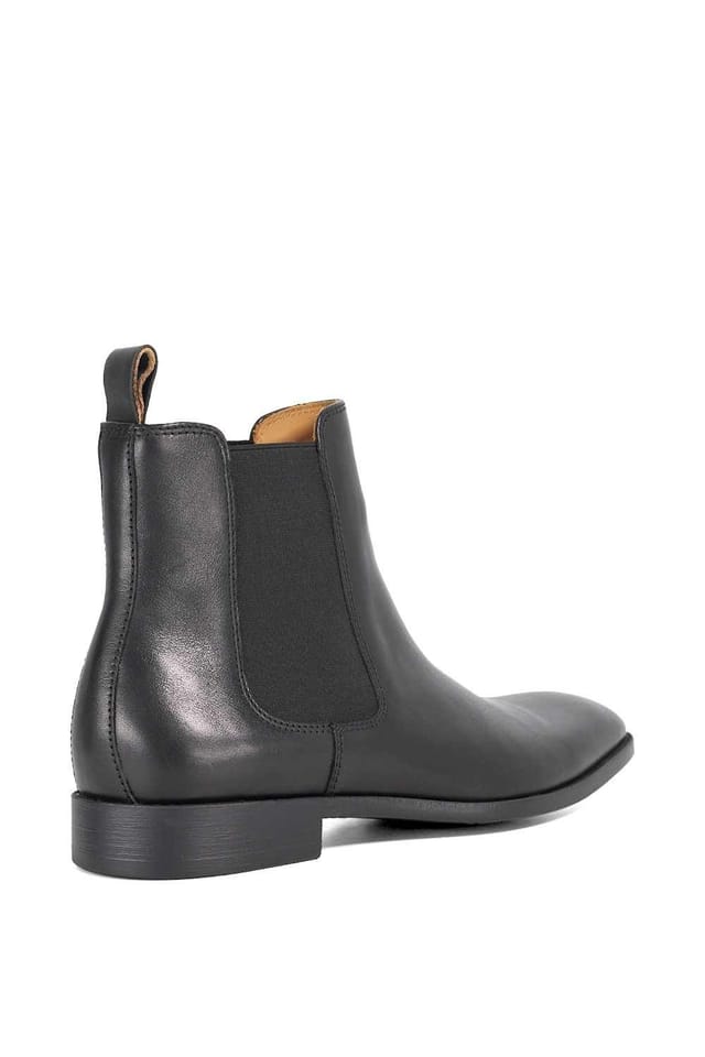 Dune London Dune London Men's 'Matchin' Leather Chelsea Boots in Black - 3