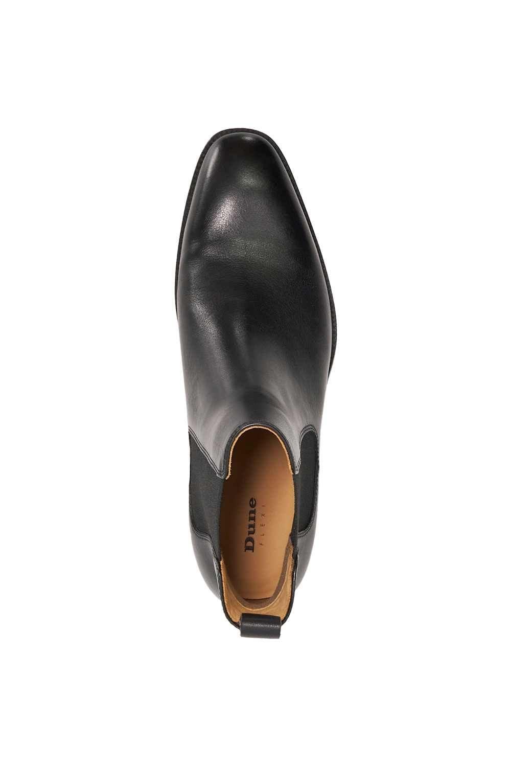 Dune London Dune London Men's 'Matchin' Leather Chelsea Boots in Black - 4